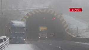 Bolu Dağı’nda kar yağışı başladı