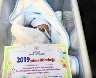 Yeni yılın ilk bebeğinin adı...