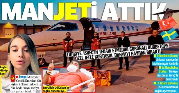 Türkiye’nin ambulans uçakla yaptığı operasyon dünya manşetlerinde: 3500 kilometrelik sağlık operasyonu