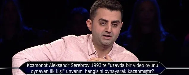 Kozmonot Aleksandr Serebrov 1993te uzayda bir video oyunu oynayan ilk kişi unvanını hangisini oynayarak kazandı?
