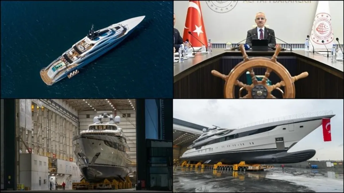 Bakan Uraloğlu açıkladı: Türkiye mega yat imalatında dünyada 2. sırada