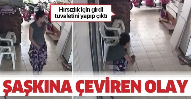 Yer: Antalya... Şaşkına çeviren olay! Hırsızlık için girdi tuvaletini yapıp çıktı