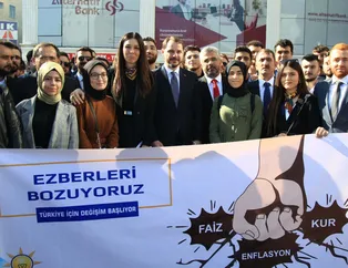 Bakan Albayrak'ın ziyaret ettiği Samsun'da sürpriz pankart