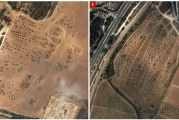 İSRAİL ORDUSU İFŞA OLDU! Kara saldırısına hazırlığını gösteren uydu görüntüleri ortaya çıktı! Gazze’ye saldırmak için iki farklı noktada bekliyorlar