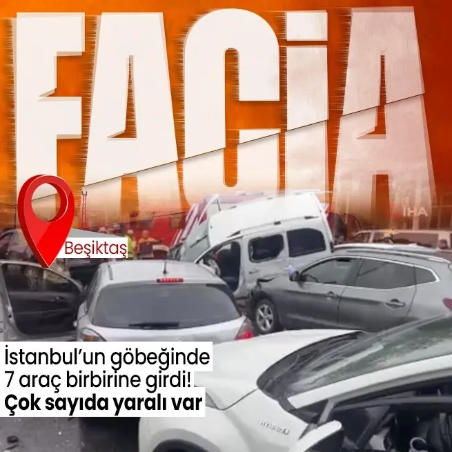 Son dakika: Beşiktaş Büyükdere Caddesi’nde zincirleme kaza! Çok sayıda yaralı var!