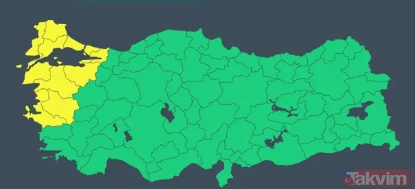 İstanbul ve İzmir listede! Meteoroloji'den sarı kodlu uyarı | HAVA DURUMU RAPORU - 5