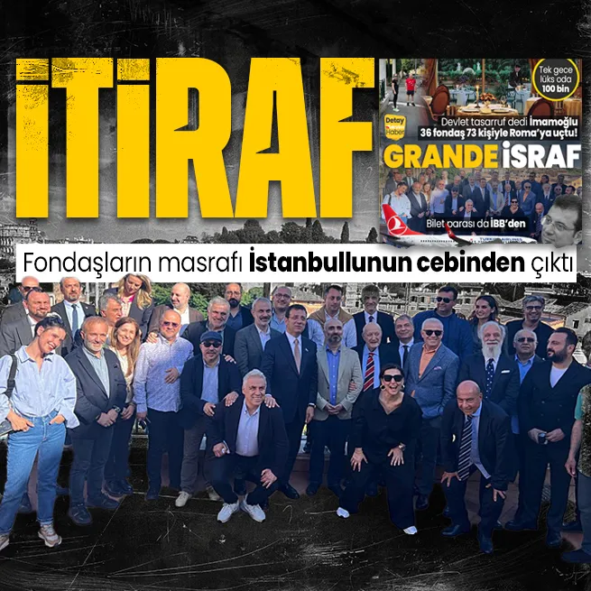 Ekrem İmamoğlu CHP yandaşı gazetecilerin Romaya İstanbullunun parasıyla götürüldüğünü itiraf etti: İBB karşıladı