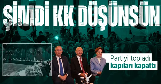SON DAKİKA: Meral Akşener'den Kemal Kılıçdaroğlu'na karşı yeni hamle! Partiyi basına kapalı topladı