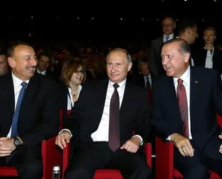 Putin ile Erdoğan dev zirveye birlikte katıldı