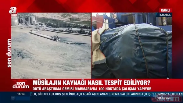 SON DAKİKA: A Haber Marmara Denizi'ndeki müsilajı (deniz salyası) araştıran ODTÜ gemisinde! 'Marmara 6-7 yılda biraz düzelebilir' - 4