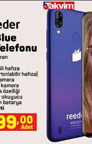 A101'de satılan Reeder P13 akıllı cep telefonu özellikleri nelerdir? Reeder P13 model telefon alınır mı? Fiyatı nedir?