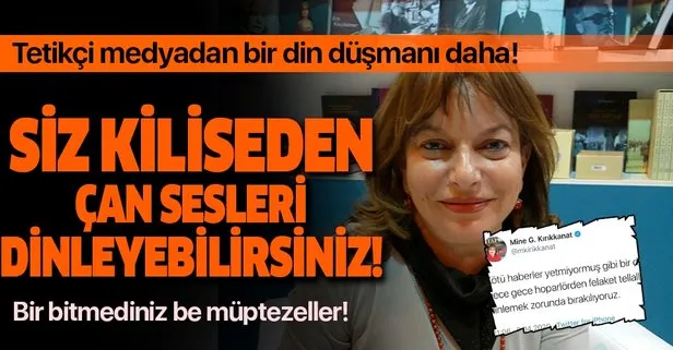 Cumhuriyet gazetesi yazarı Mine Kırıkkanat bu kez de ezan ve selaya nefretini kustu! Sosyal medyadan tepki yağıyor!