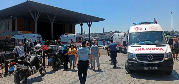 Şehir Hatları Vapuru'nun Karaköy İskelesi'ne çarptığı anların görüntüsü ortaya çıktı! Kaza güvenlik kamerasında-5