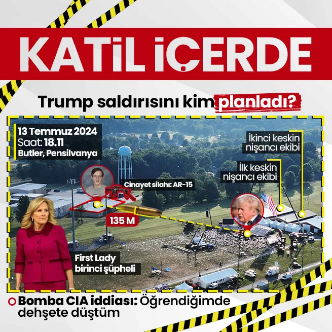 Donald Trump’a saldırı içeriden mi düzenlendi? CIA ve Gizli Servis hedefte: Jill Biden birinci şüpheli! O görüntüler medyayı salladı