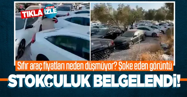 Sıfır araçta 'stokçuluk' iddiası! Sosyal medyada dolaşan görüntü kafaları karıştırdı