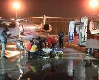 İki Türk hasta ambulans uçakla Türkiye’ye getirildi!