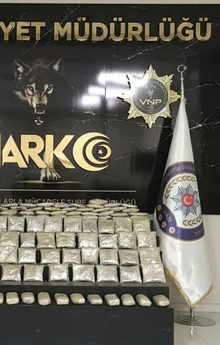 Van'da bir evde 40 kilo 40 gram eroin bulundu