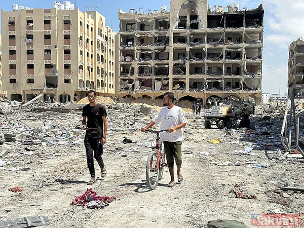 Han Yunus'tan geri acı kaldı! Soykırımcı İsrail Gazze'deki yıkımı böyle görüntülendi - 27