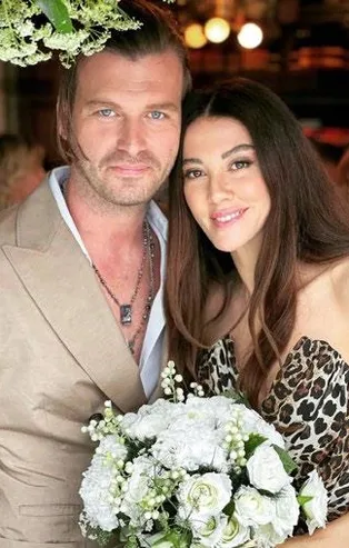 Kıvanç Tatlıtuğ'un babalık heyecanı gözlerine yansıdı