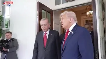 Başkan Erdoğan Beyaz Saray'dan ayrıldı