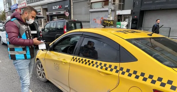 İstanbul’da taksicilere yönelik denetimler sürüyor! Emniyet kemeri takmayan bir taksici cezayı yedi