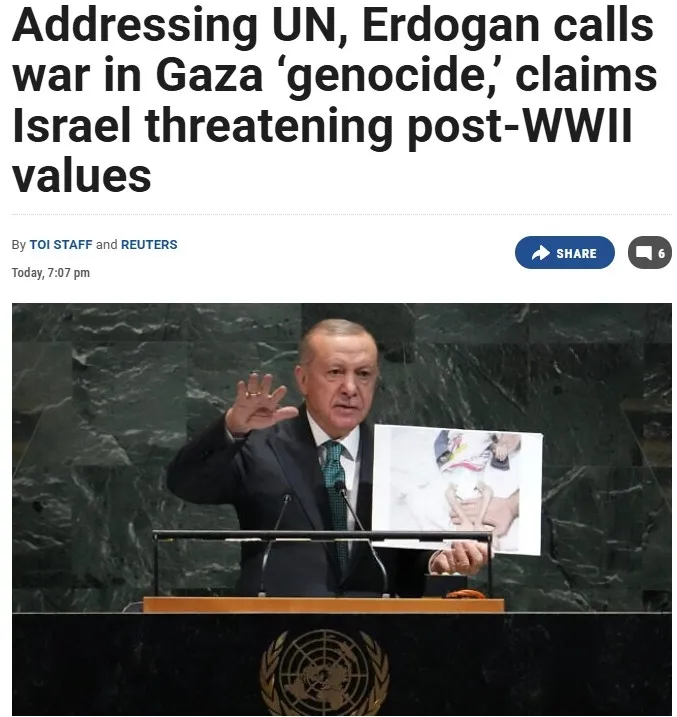 The Times of Israel, Takvim.com.tr Ekran Görüntüsü