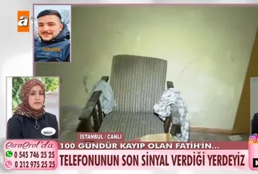 Esra Erol'daki kayıp Fatih Aydın olayında flaş gelişme! Ekipler son sinyal alınan yere gitti: Harabe ev...