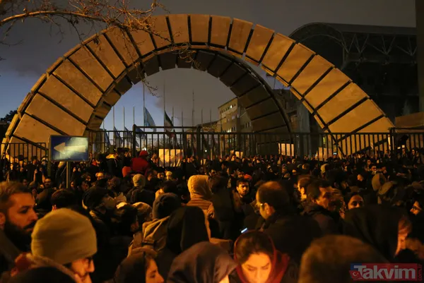İran’da rejim karşıtları sokakta! "Düşmanımız burada, yalan yere ABD diyorlar" - 19