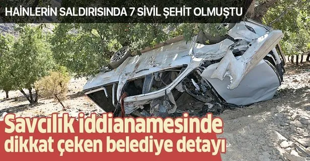 PKK’nın yaptığı ve 7 sivilin şehit olduğu Kulp saldırısında dikkat çeken detay: Belediye yol çalışması yapmış!