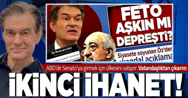 FETÖ elebaşı Gülen’i savunan Mehmet Öz’den ikinci skandal: Senato’ya seçilirsem Türk vatandaşlığından çıkacağım