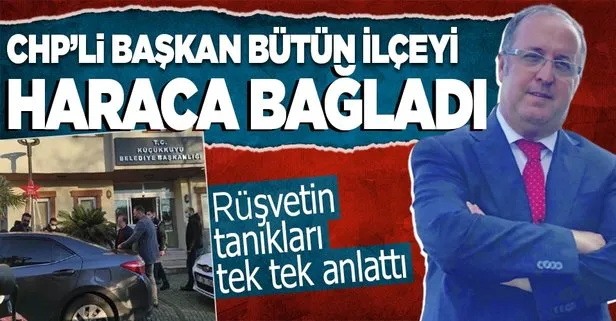 Bütün ilçeyi haraca bağlamış