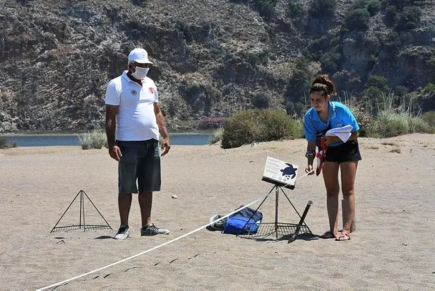 Son dakika: İztuzu Plajı'nda caretta carettaların yuvalama alanı rekor sayıya ulaştı-1