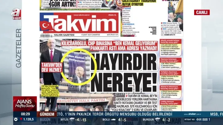Hayırdır Nereye! Kılıçdaroğlu, CHP binasına “Ben Kemal geliyorum” pankartı astı ama adresi yazmadı!