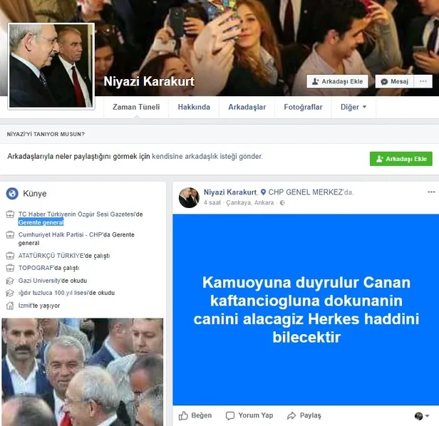 CHP'liden ölüm tehdidi!-1