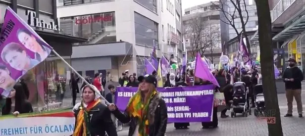 Almanya’da PKK’dan hayır yürüyüşü