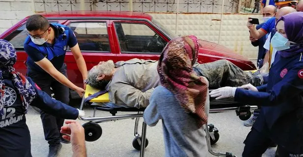 Define ararken göçük altında kaldı