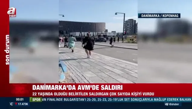 Son dakika: Danimarka'da AVM'ye saldırı!