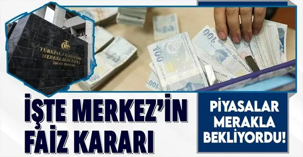 Merkez Bankası faiz kararını açıkladı
