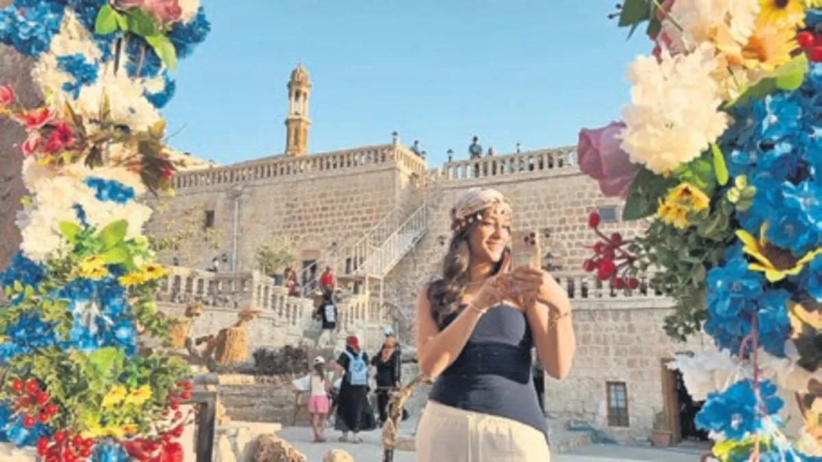 Mardin'de turistleri sıcak alıkoyamadı
