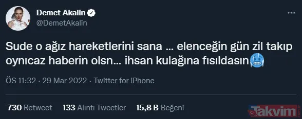 Survivor Sude'ye öyle bir salladı ki daha da altından kalkamaz 'o ağız hareketlerin sana...' Mert Öcal Makbule ve Demet Akalın... - 5