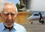 ABDde yaşayan Türk halk bilimci İlhan Başgöz, gönderilen ambulans uçakla Türkiyeye getiriliyor