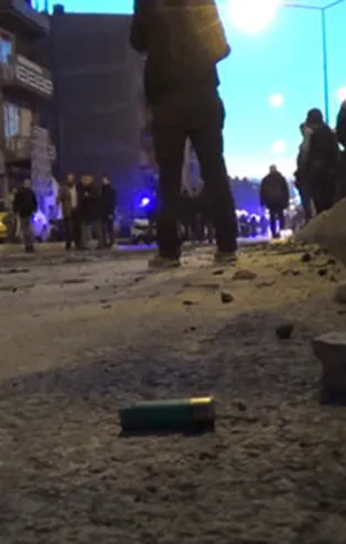 Yer: Erzurum... Ortalık savaş alanına döndü