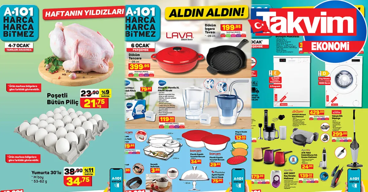 Çeyiz alışverişi başladı A101 aktüel ürünleri yayında! İndirimli ürünler tek tek açıklandı 8,95 TL’den satılıyor tekstil, beyaz eşya, gıda...