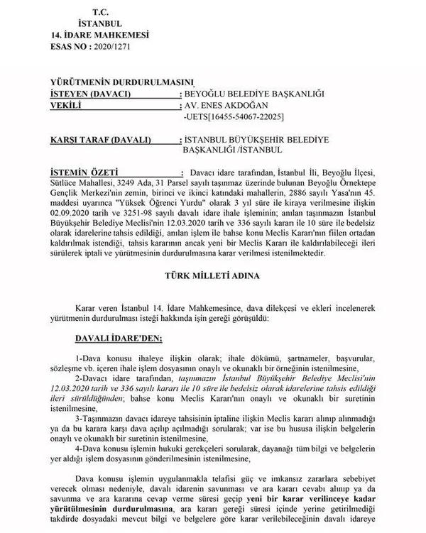 CHP'li İBB'nin hukuksuzluğuna mahkeme tokadı!-3