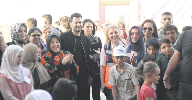 'Kim Milyoner Olmak İster?'in başarılı sunucusu Murat Yıldırım'dan Halep'te miniklere moral