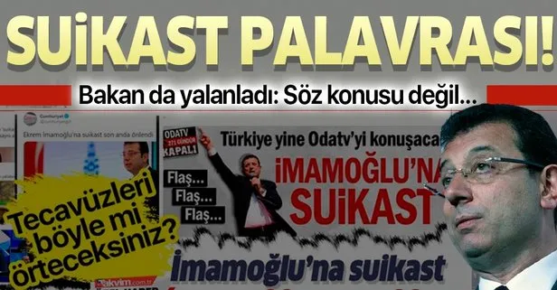 Son dakika: İçişleri Bakanı Süleyman Soylu’dan ’Ekrem İmamoğlu’na suikast girişimi’ iddialarına yalanlama!