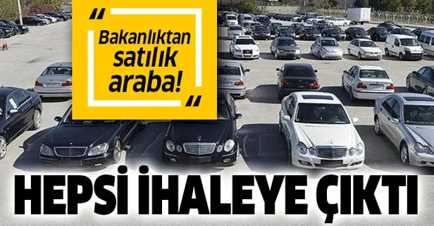 Parası az olanlar... Tümü ihaleye çıktı aralarında öyle markalar var ki...Ticaret Bakanlığı'ndan oldukça ucuza satılık otomobiller!