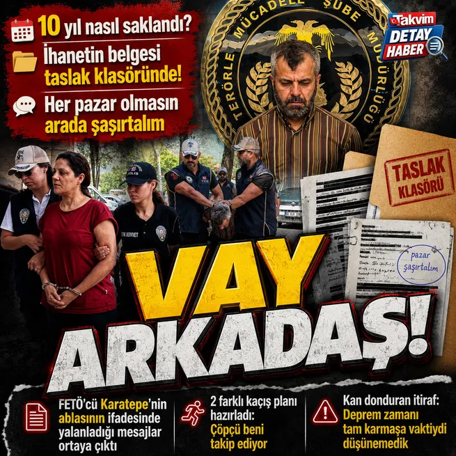 Burkay Karatepenin ablasının FETÖcülere lojistik destek verdiği ortaya çıktı! 10 yıllık ihanet yazışmalar taslak klasöründe: Her pazar olmasın arada şaşırtalım