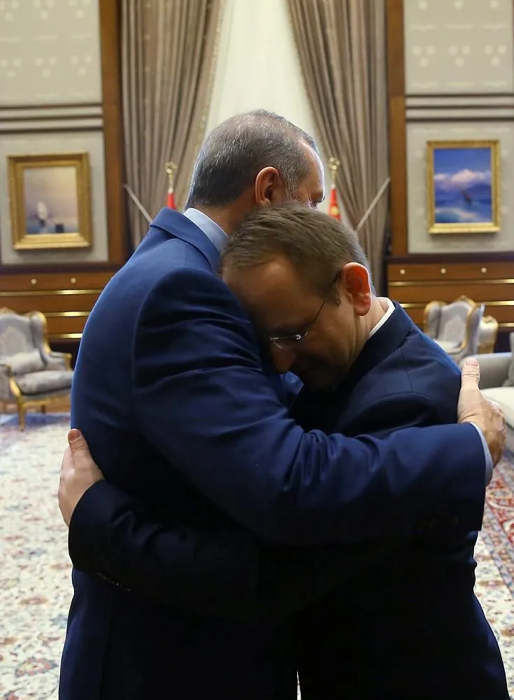 Erdoğan 15 Temmuz gazisi Ünal'ı kabul etti-3
