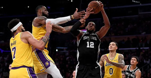 San Antonio Spurs LeBron'lı Lakers'ı uzatmalarda devirdi